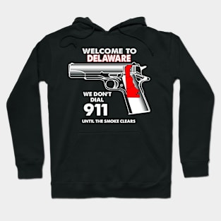 Welcome To Delaware 2nd Amendment Funny Gun Lover Owner Hoodie